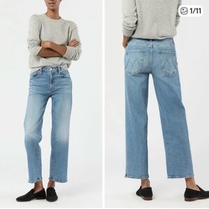 MOTHER The Rambler Zip Ankle Jeans Size 25